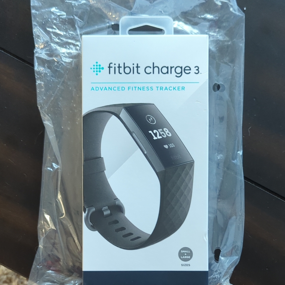 Fitbit Charge 3 Graphite Smartwatch